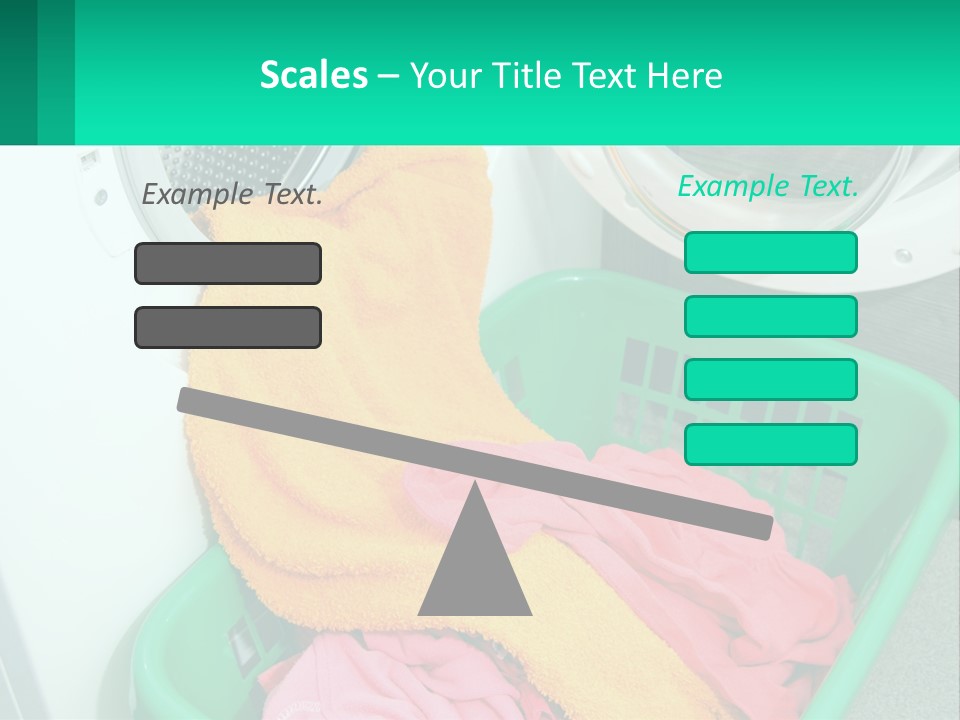 Clothes After Washing PowerPoint Template
