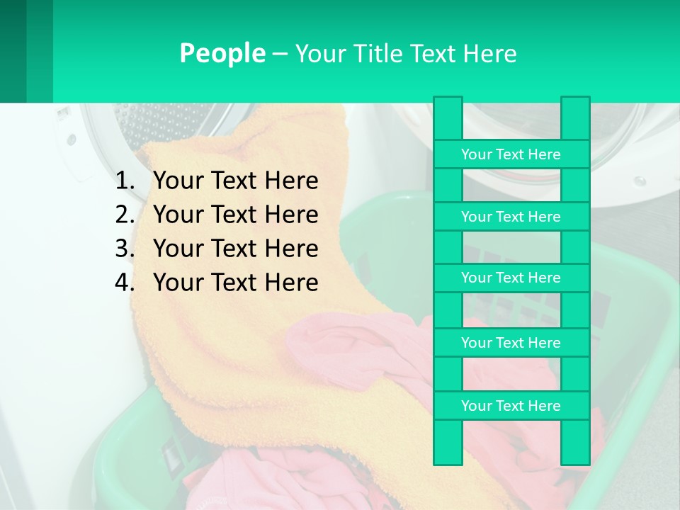 Clothes After Washing PowerPoint Template