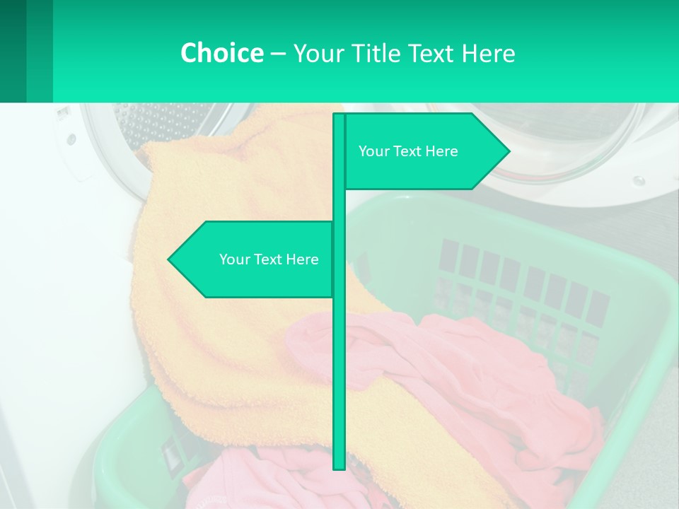 Clothes After Washing PowerPoint Template