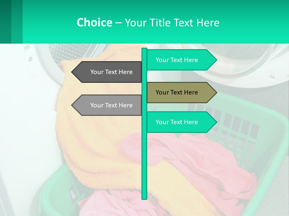 Clothes After Washing PowerPoint Template
