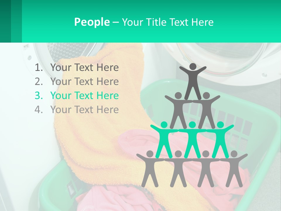 Clothes After Washing PowerPoint Template