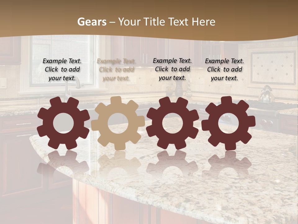 Kitchen Interier PowerPoint Template