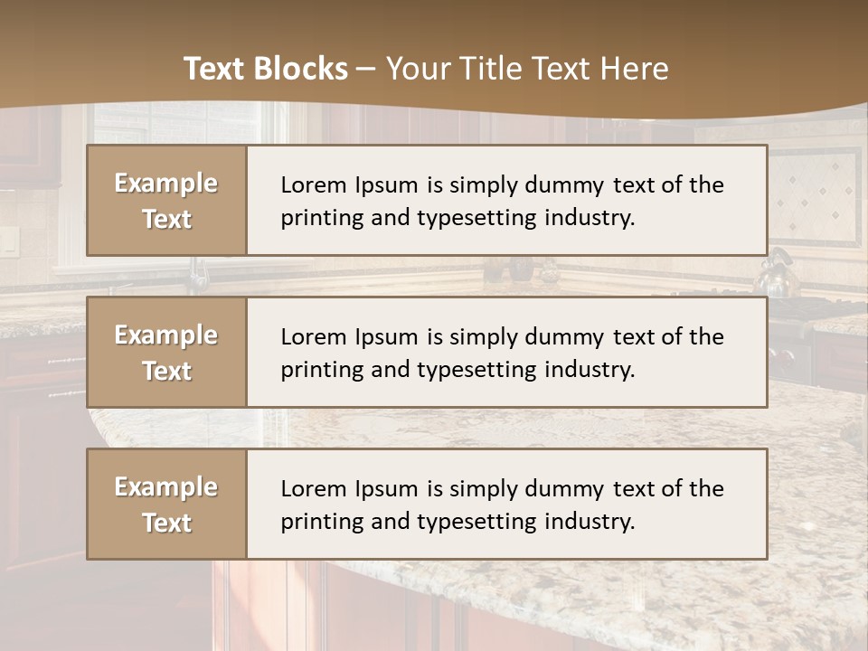 Kitchen Interier PowerPoint Template