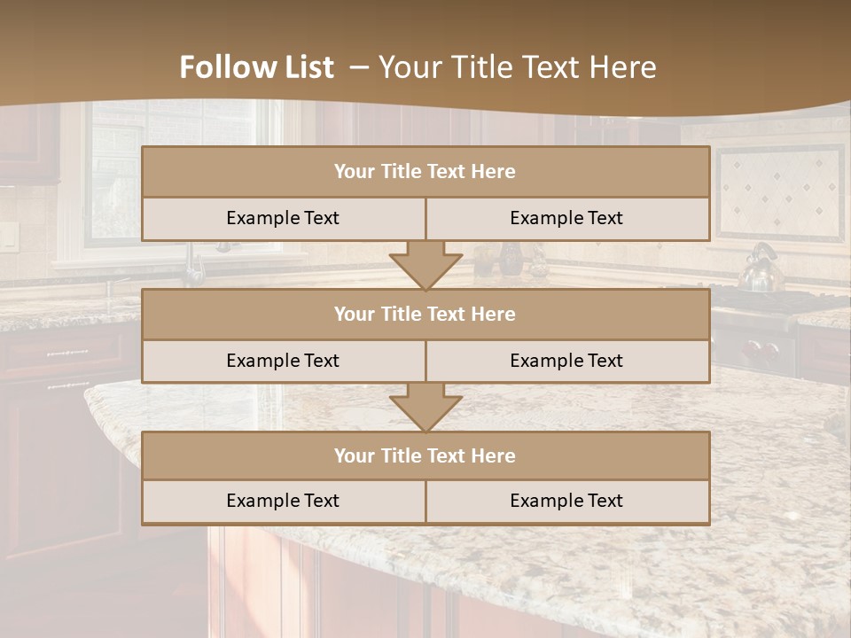 Kitchen Interier PowerPoint Template