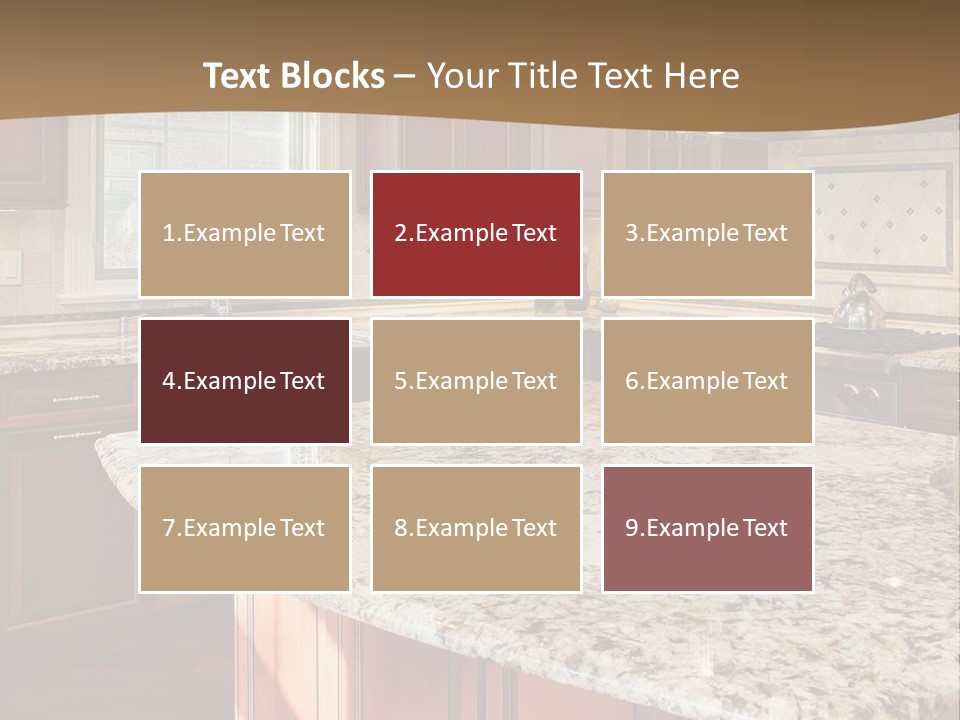 Kitchen Interier PowerPoint Template