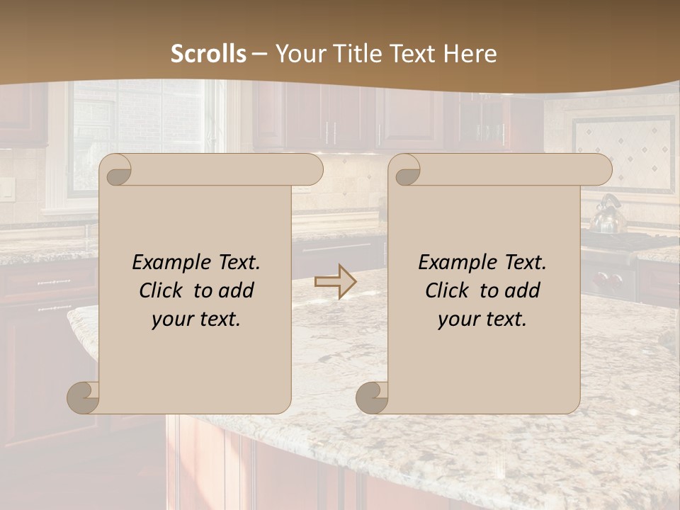Kitchen Interier PowerPoint Template