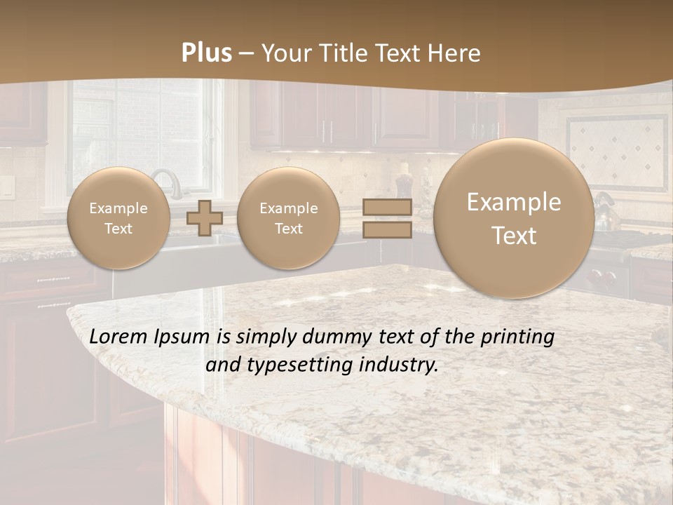 Kitchen Interier PowerPoint Template