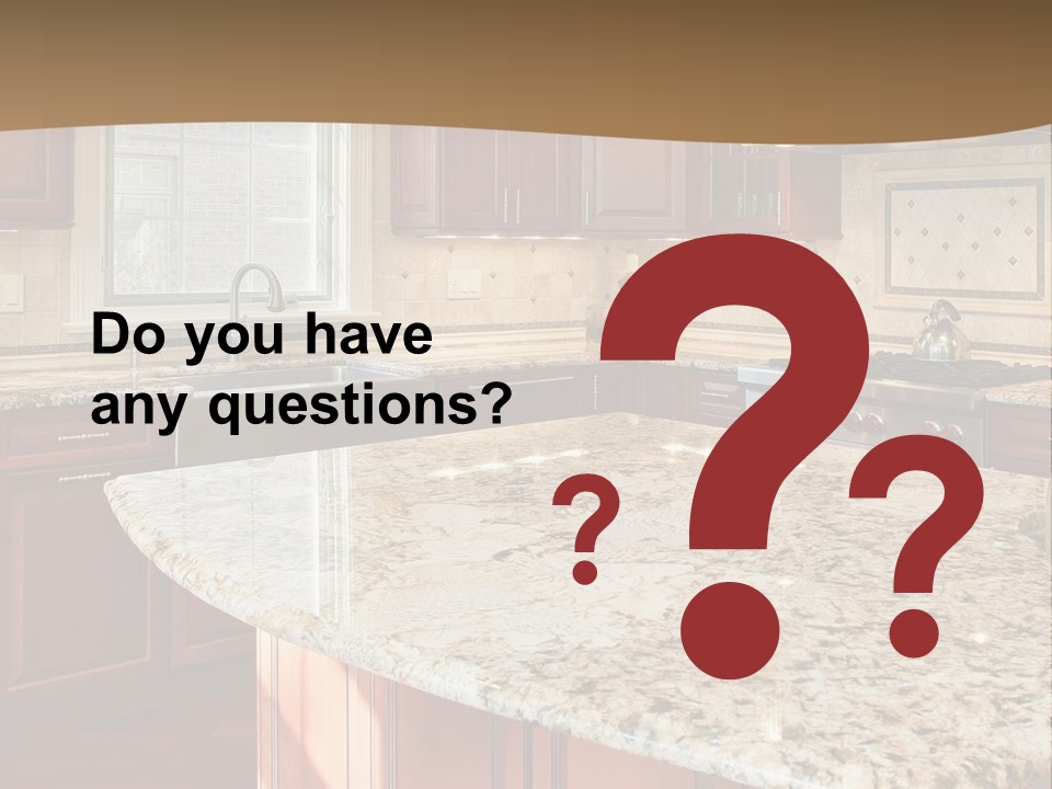 Kitchen Interier PowerPoint Template