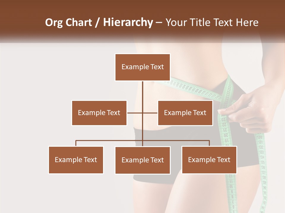 Fitness Girl With Meter PowerPoint Template