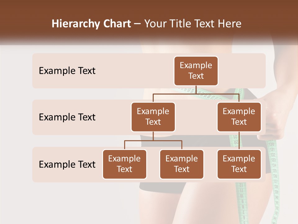 Fitness Girl With Meter PowerPoint Template