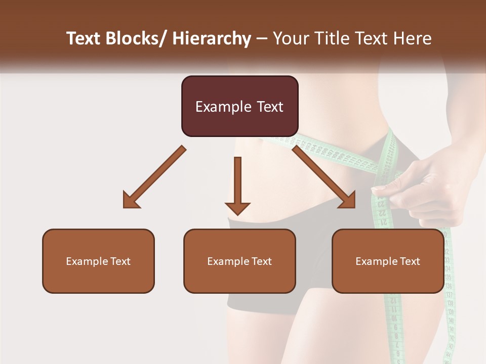 Fitness Girl With Meter PowerPoint Template