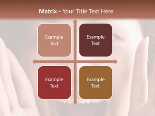 Girl Screaming PowerPoint Template