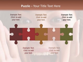 Girl Screaming PowerPoint Template