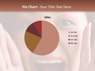 Girl Screaming PowerPoint Template