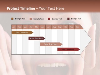 Girl Screaming PowerPoint Template