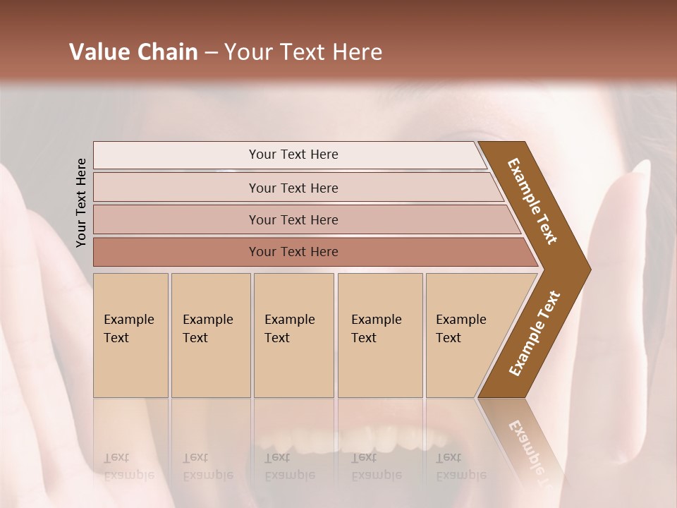 Girl Screaming PowerPoint Template