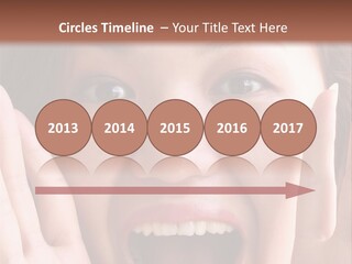 Girl Screaming PowerPoint Template
