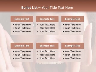 Girl Screaming PowerPoint Template