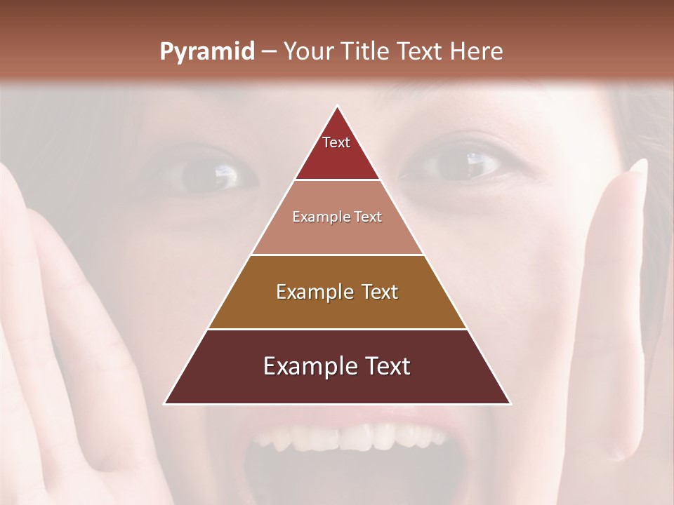 Girl Screaming PowerPoint Template