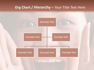 Girl Screaming PowerPoint Template
