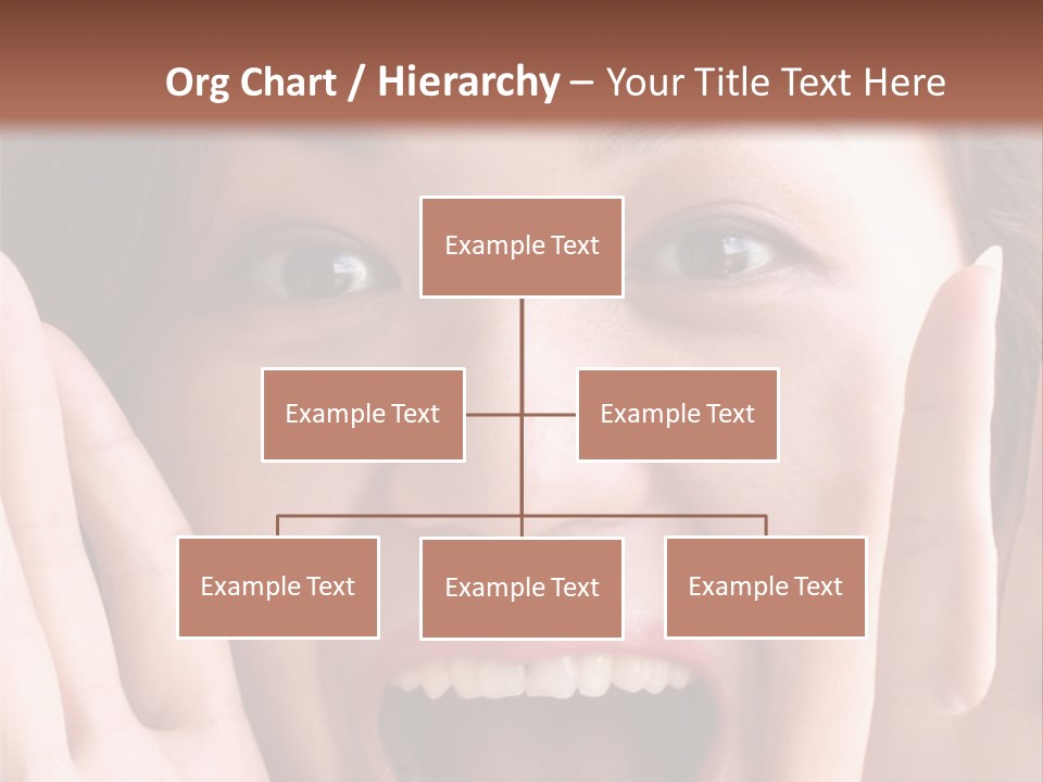 Girl Screaming PowerPoint Template