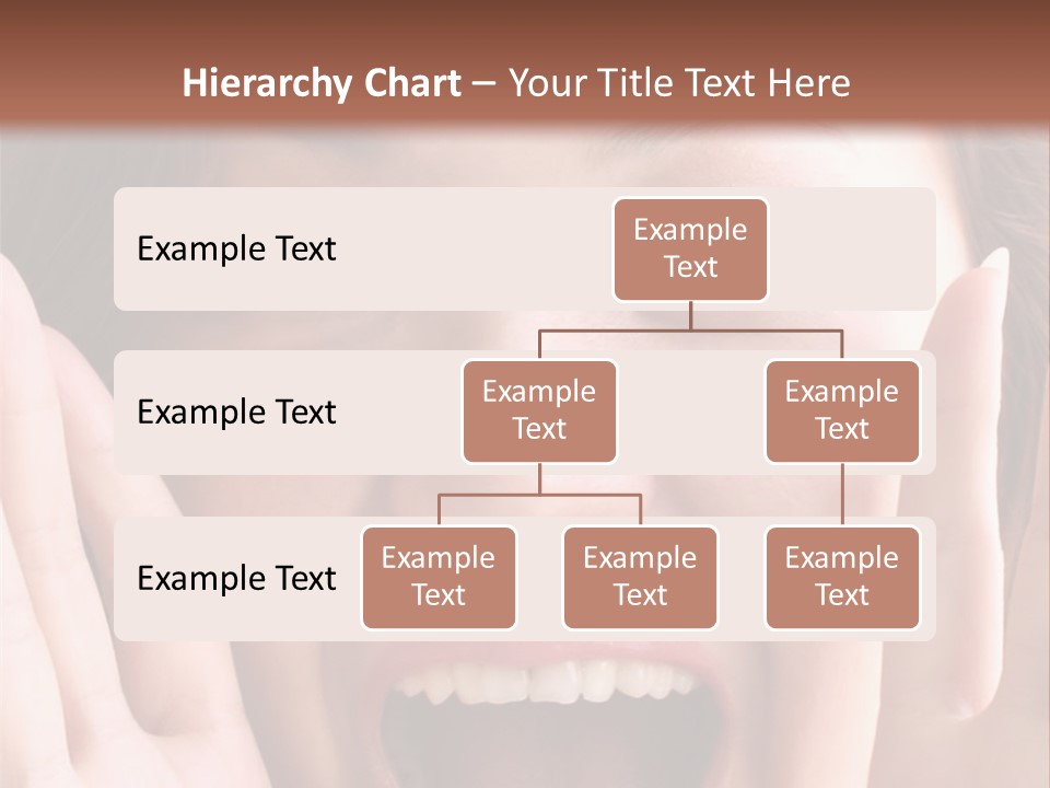 Girl Screaming PowerPoint Template