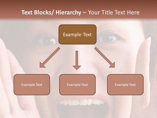 Girl Screaming PowerPoint Template