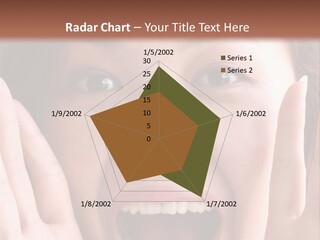 Girl Screaming PowerPoint Template