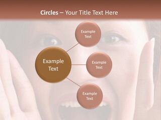 Girl Screaming PowerPoint Template