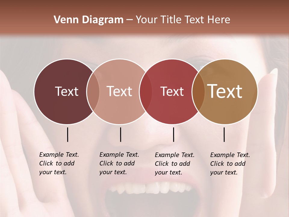 Girl Screaming PowerPoint Template