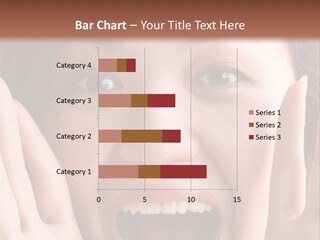 Girl Screaming PowerPoint Template