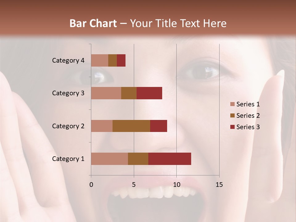 Girl Screaming PowerPoint Template