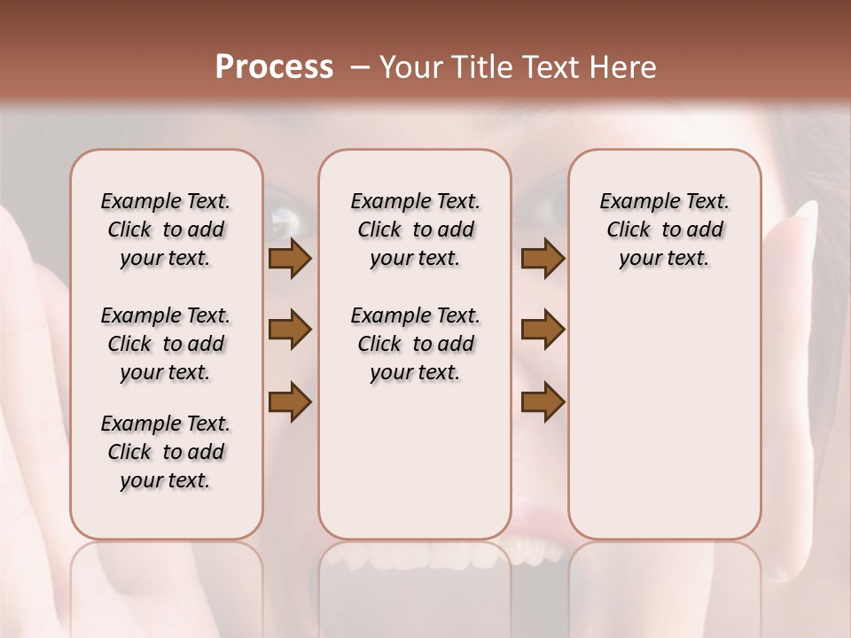 Girl Screaming PowerPoint Template