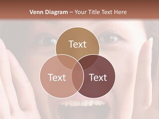 Girl Screaming PowerPoint Template