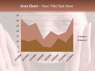 Girl Screaming PowerPoint Template
