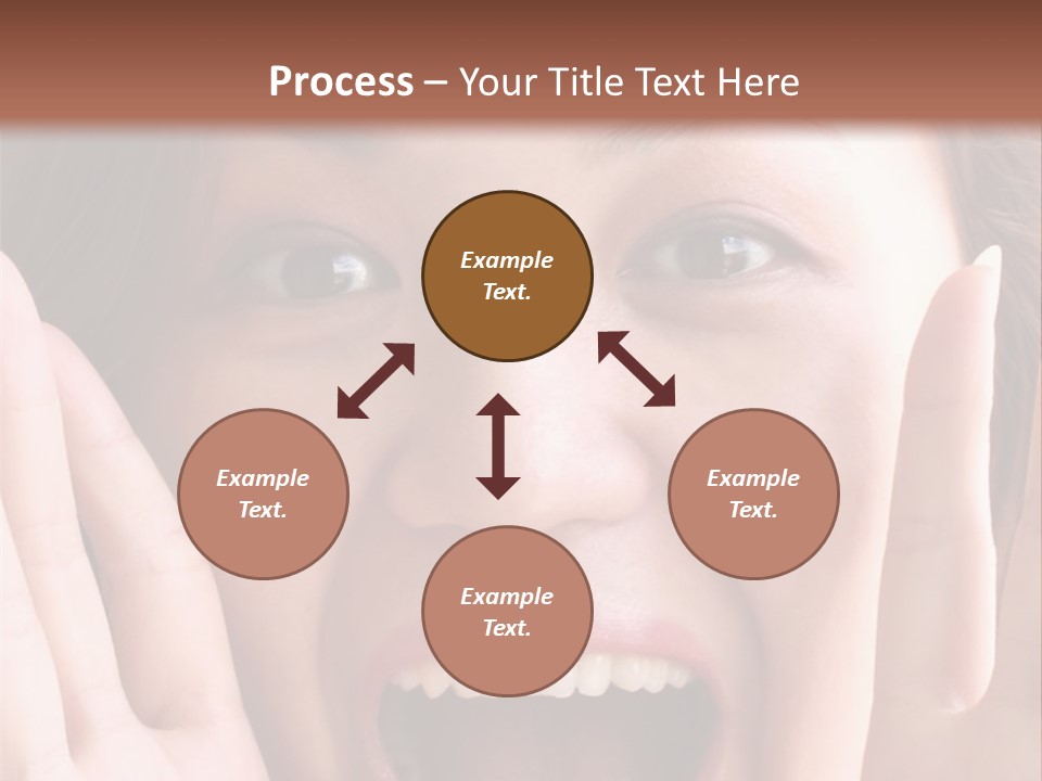 Girl Screaming PowerPoint Template