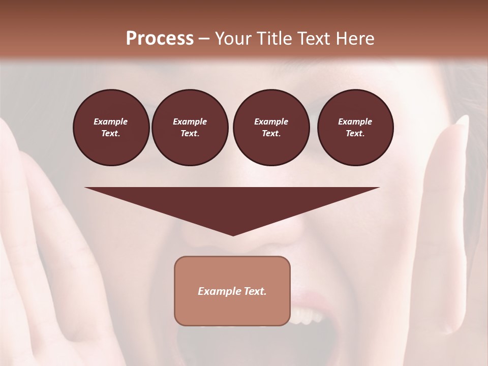 Girl Screaming PowerPoint Template