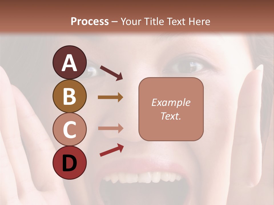 Girl Screaming PowerPoint Template