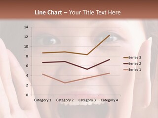 Girl Screaming PowerPoint Template