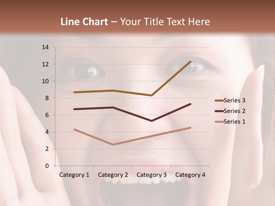 Girl Screaming PowerPoint Template
