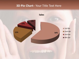 Girl Screaming PowerPoint Template