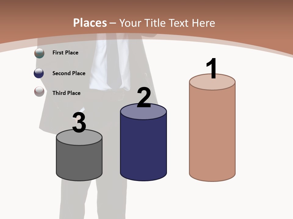 Man Welcomes PowerPoint Template