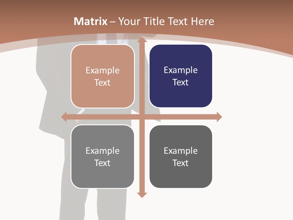 Man Welcomes PowerPoint Template