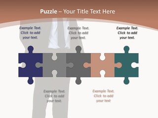 Man Welcomes PowerPoint Template