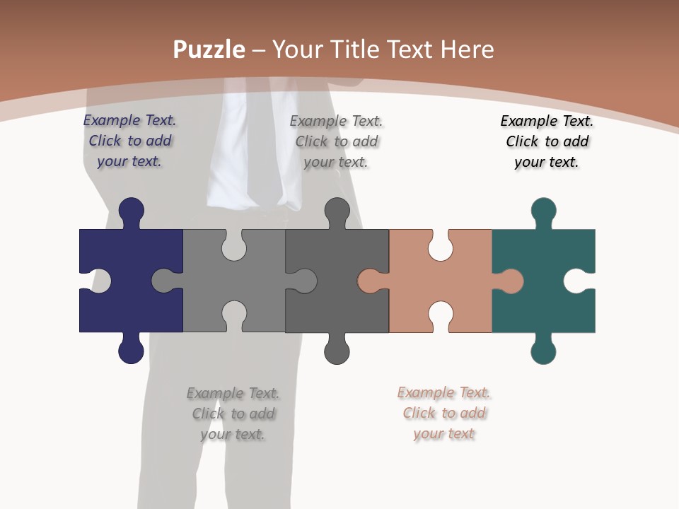 Man Welcomes PowerPoint Template