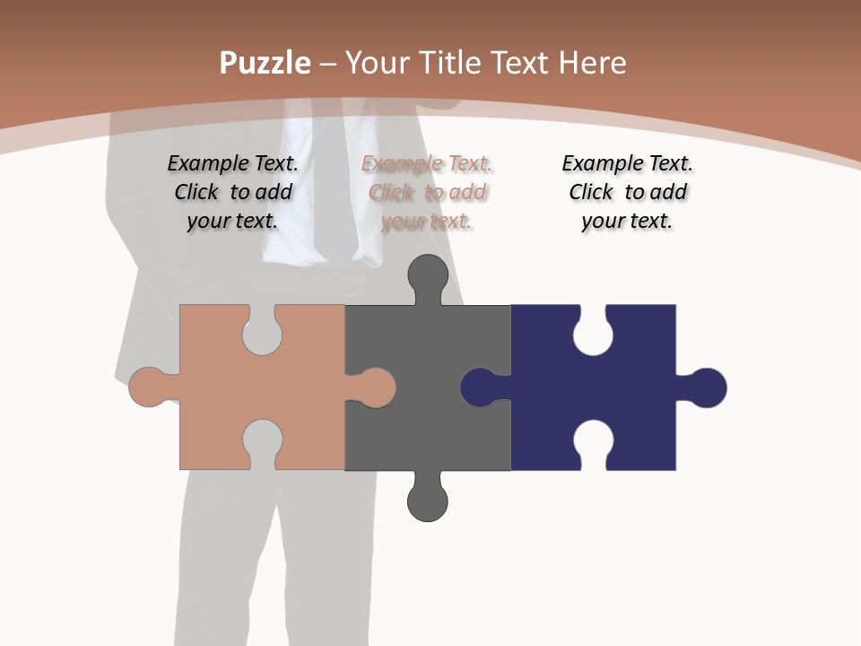 Man Welcomes PowerPoint Template