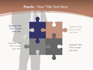 Man Welcomes PowerPoint Template