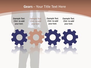 Man Welcomes PowerPoint Template