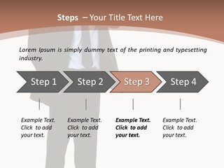 Man Welcomes PowerPoint Template