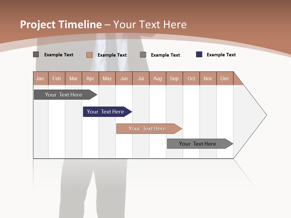 Man Welcomes PowerPoint Template